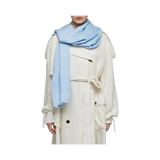 Monogram Jacquard Wool Shawl