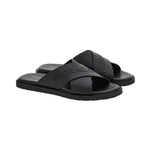 Cross-Strap Slippers