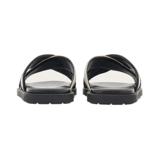Cross-Strap Slippers