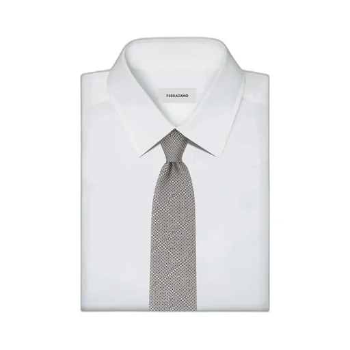 Logo Embroidered Tie
