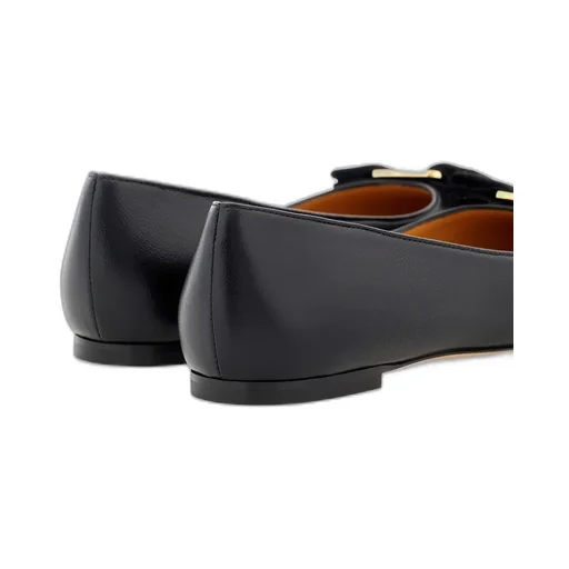 Logo-Engraved Flat Shoes
