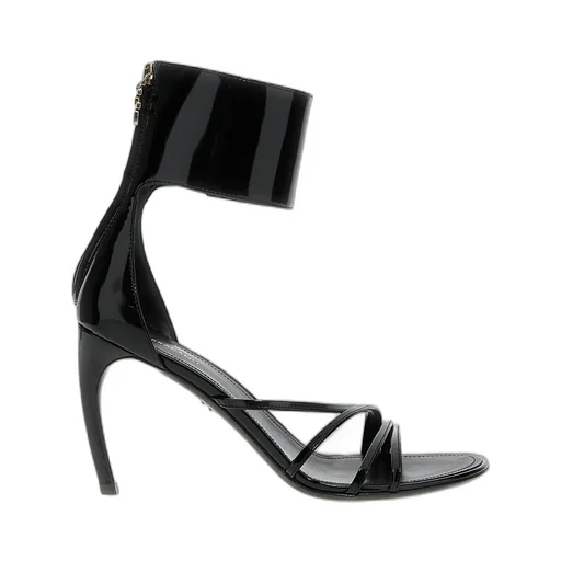 Curved-Heel Sandals