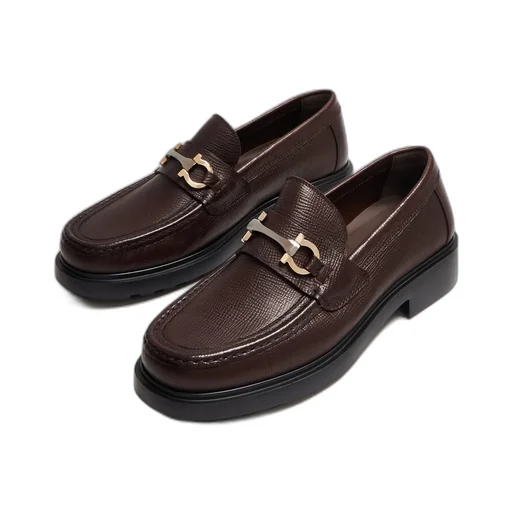 Round Head Loafer Shoes