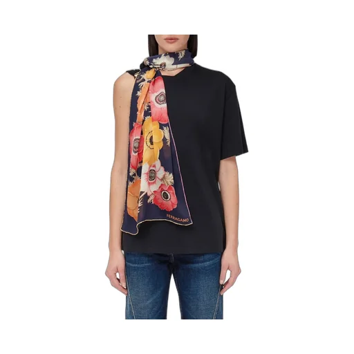 Anemone Printed Silk Scarf