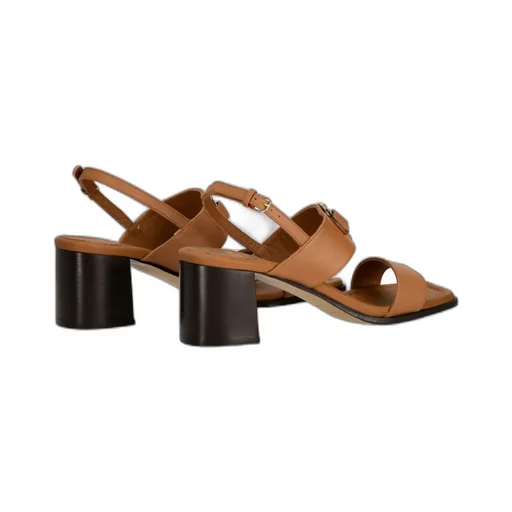 Gancini-Buckle Square-Toe Sandals