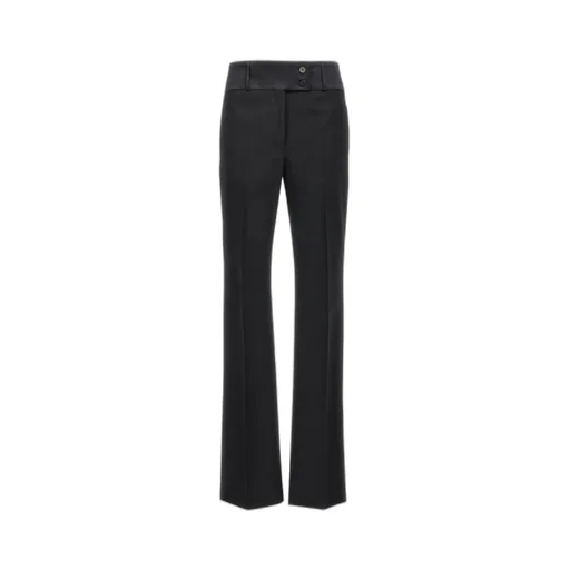 Casual Pants With Waist And Loop Straps