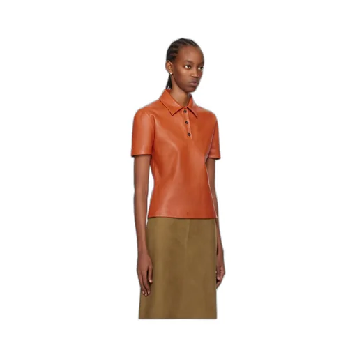 Lapel Short-Sleeved Polo Shirt