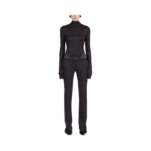 Casual Pants With Waist And Loop Straps