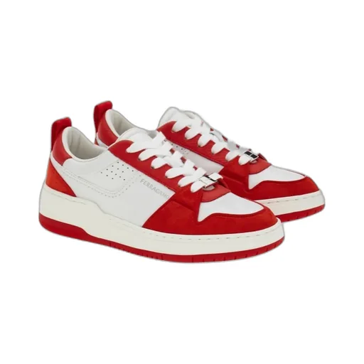 Two-Toned Low-Top Sneakers