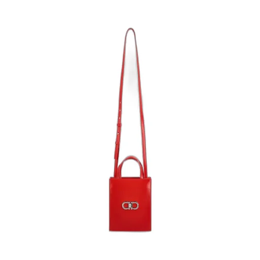 Gancini-Plaque Mini Tote Bag