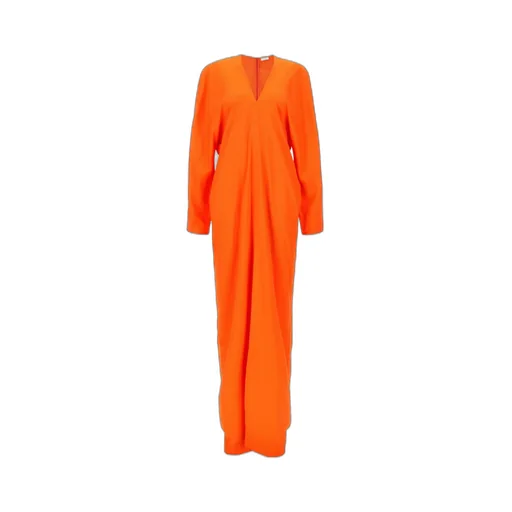 Long-Sleeved V-Neck Dress