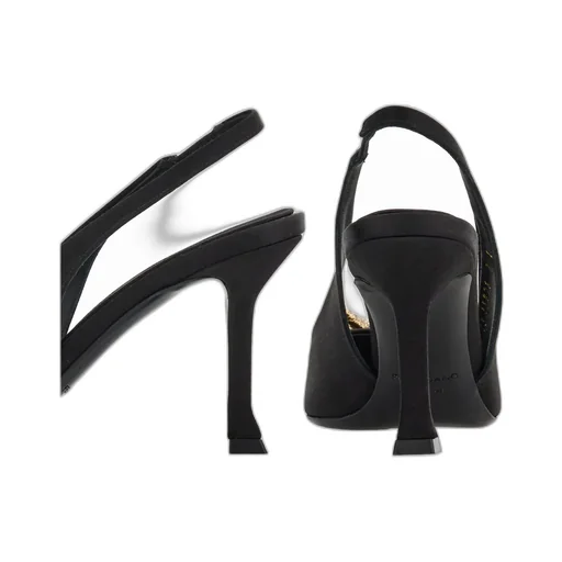 Bow-Tie High-Heeled Slingbacks