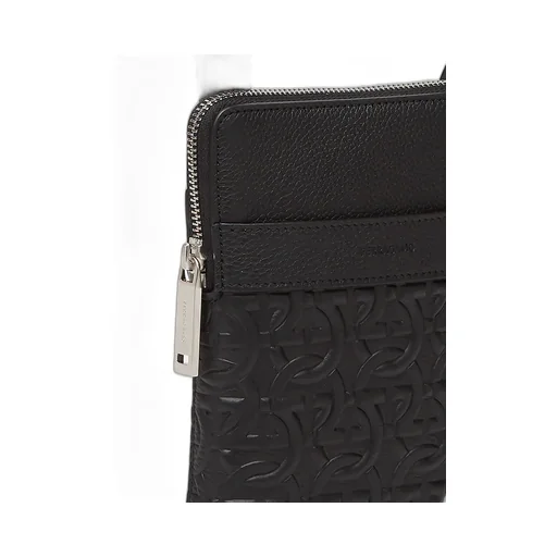 Gancini Zipper Shoulder Bag
