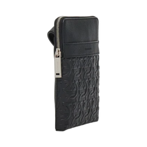Gancini Zipper Shoulder Bag