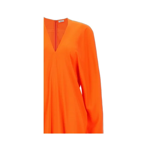 Long-Sleeved V-Neck Dress