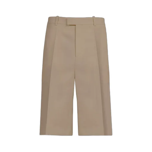 Pressed-Crease Tailored Bermuda Shorts