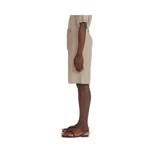 Pressed-Crease Tailored Bermuda Shorts