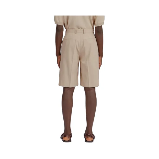 Pressed-Crease Tailored Bermuda Shorts