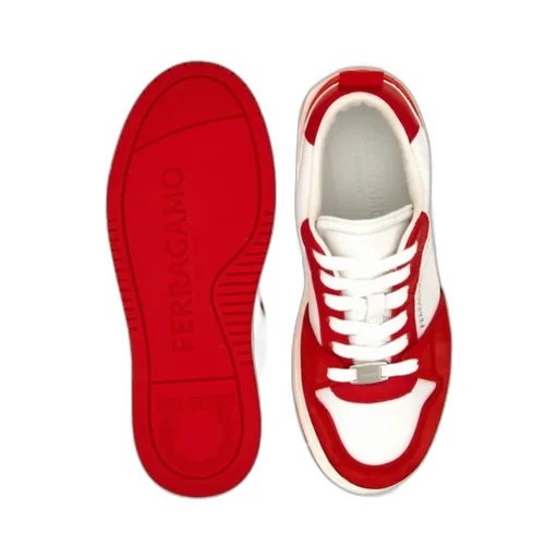 Two-Toned Low-Top Sneakers
