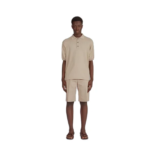 Pressed-Crease Tailored Bermuda Shorts