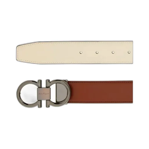 Double-Sided Adjustable Gancini Belt