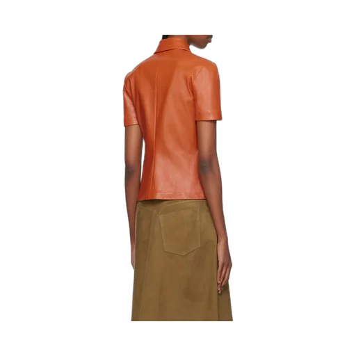 Lapel Short-Sleeved Polo Shirt