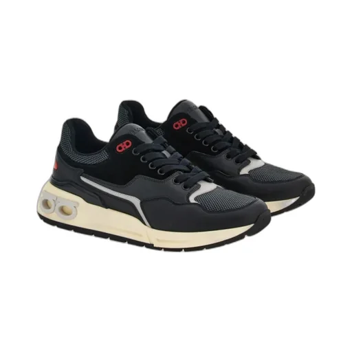 Low-Cut Lace-Up Sneakers