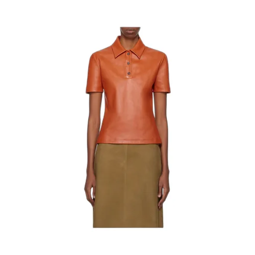 Lapel Short-Sleeved Polo Shirt
