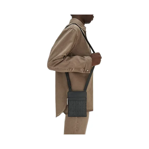 Gancini Zipper Shoulder Bag