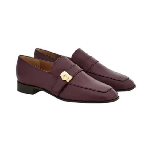 Hug Buckle Loafer Mule