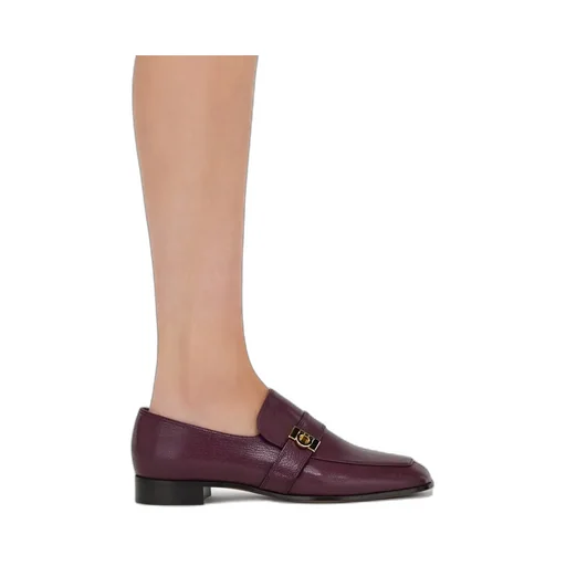 Hug Buckle Loafer Mule