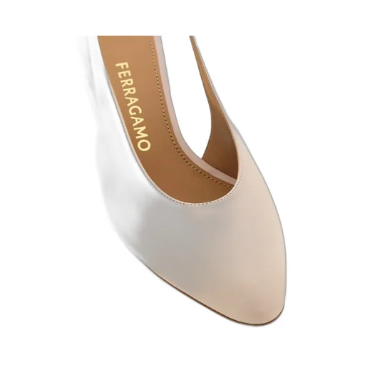 Spherical Heel Slingback Pump