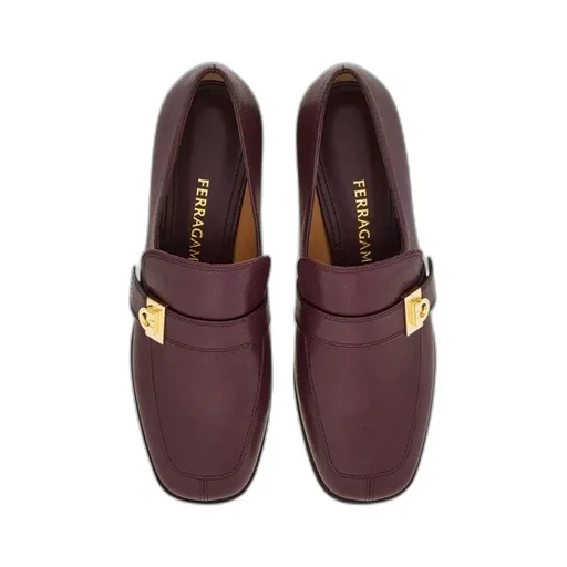 Hug Buckle Loafer Mule