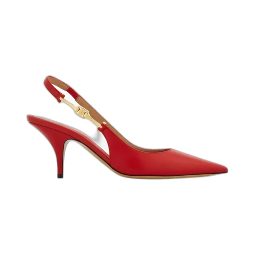 F Buckle Slingback Pump
