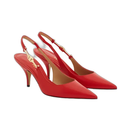 F Buckle Slingback Pump
