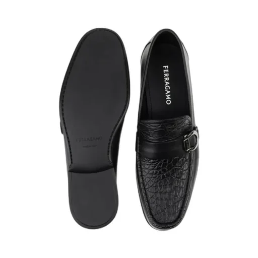 Loafer With Gancini Ornament