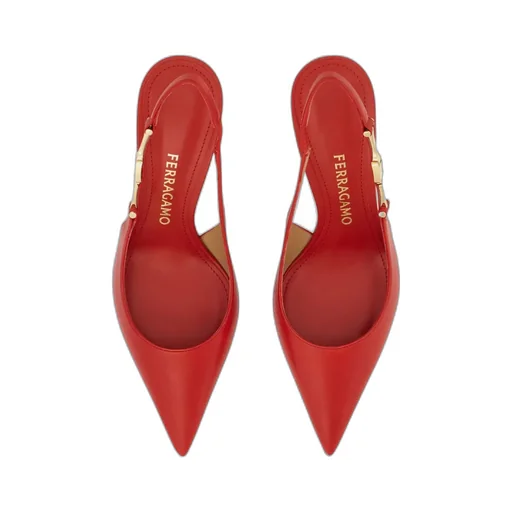 F Buckle Slingback Pump