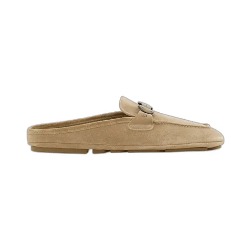 Loafer Mule With Gancini Ornament