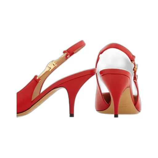 F Buckle Slingback Pump