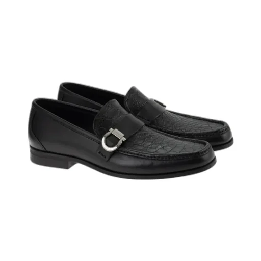 Loafer With Gancini Ornament