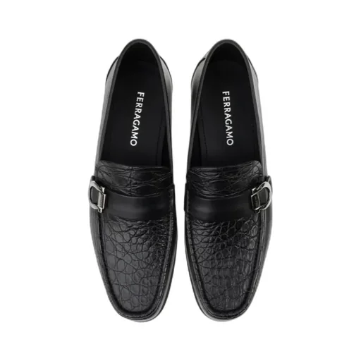 Loafer With Gancini Ornament
