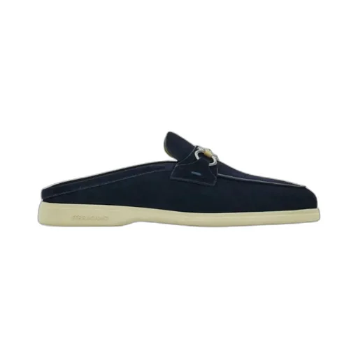 Gancini Buckle Loafer Mule