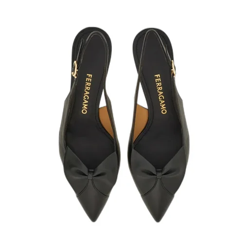 Soft Bow Slingback Pump