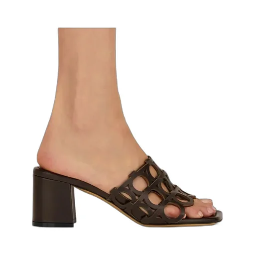 Gancini High-Heeled Sandals