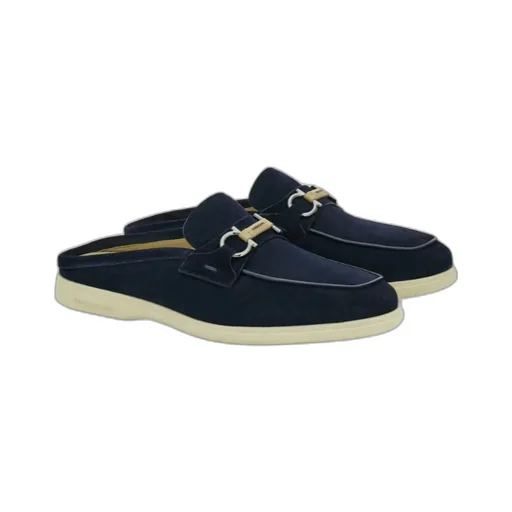Gancini Buckle Loafer Mule