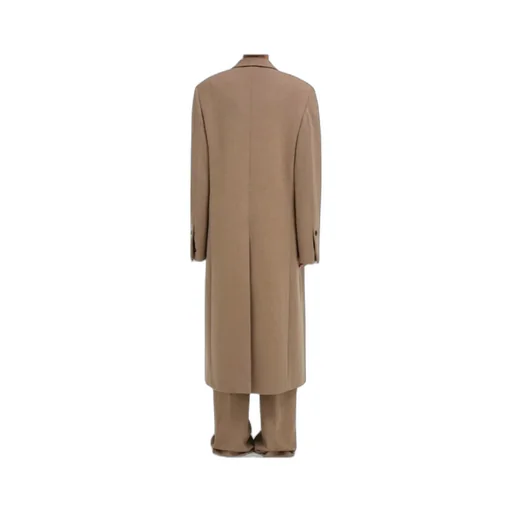 Long-Sleeved Double-Breasted Coat