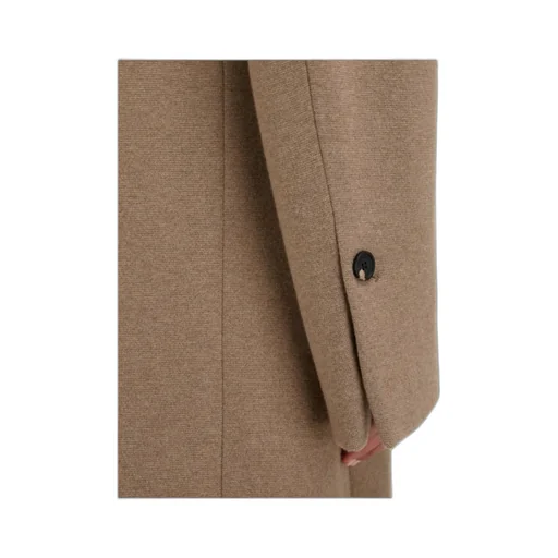 Long-Sleeved Double-Breasted Coat