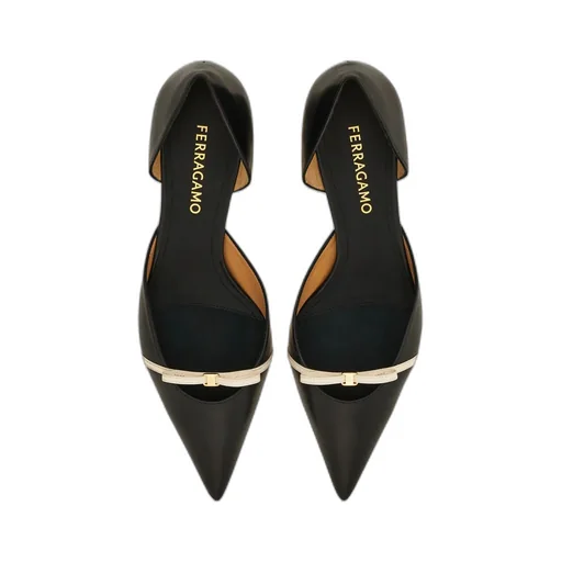 Mini Bow Mid Heel Pump