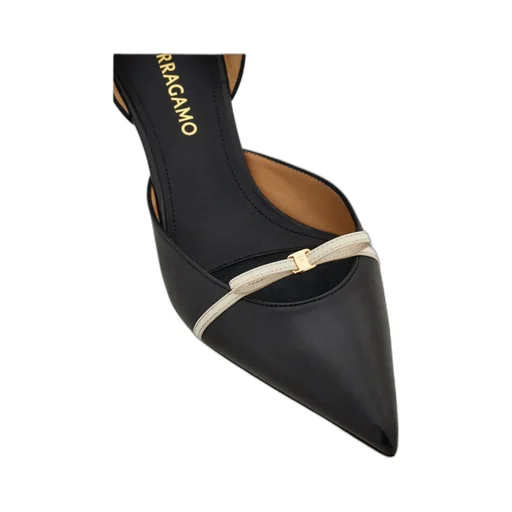 Mini Bow Mid Heel Pump
