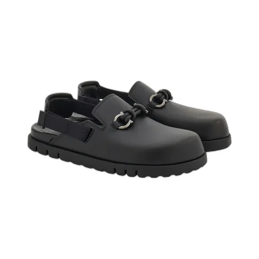 Gancini Buckle Mule